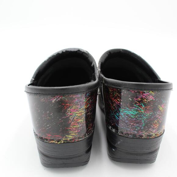 Dansko Professional Clogs 36 Women 5.5 Black Patent Leather Comfort Work Shoes - Picture 5 of 11